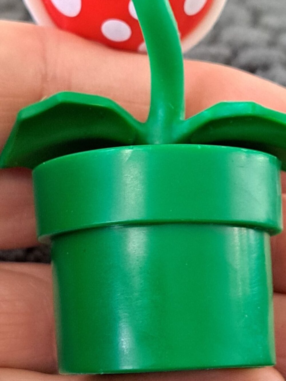 Super Mario Piranha Plant Mini Figure Toy 2015 By JAKKS Pacific Nintendo - Picture 6 of 6